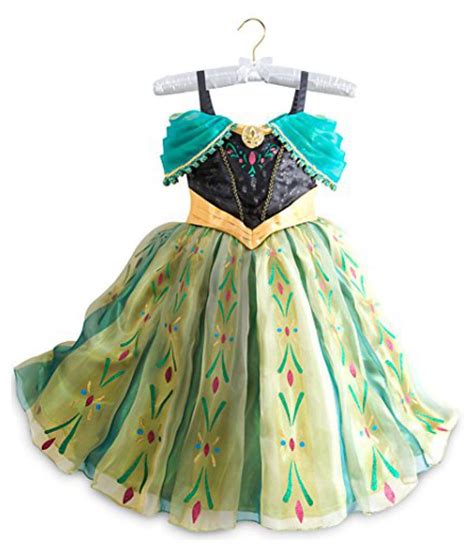Disney Store Frozen Princess Anna Deluxe Coronation Costume Size 78
