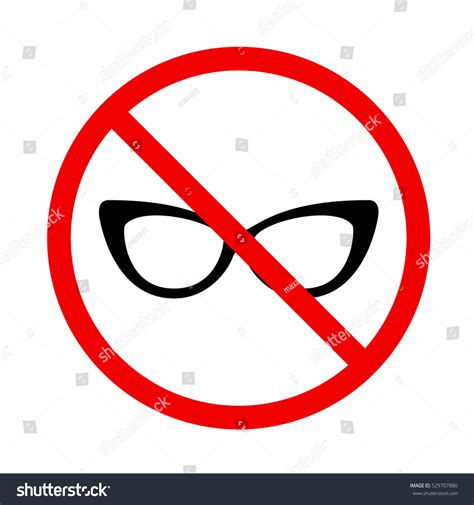 Stop Sign No Glasses เวกเตอร์สต็อก ปลอดค่าลิขสิทธิ์ 529707880