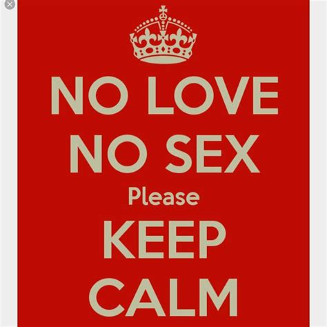 no love no sexe
