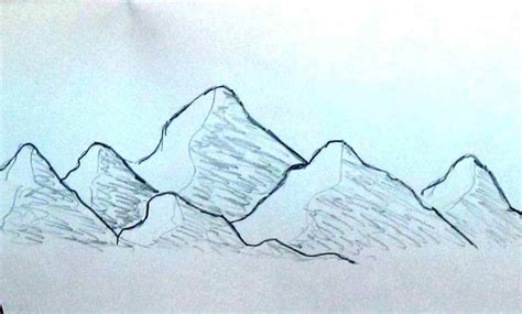 Mountains Drawing At Getdrawings Free Download