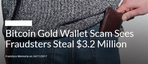 These scams could be an offer to instantly exchange bitcoins for money scammers succeed because they're able to broadcast their scam to thousands of unsuspecting if you have already been scammed, report the crime to the fbi's internet crime complaint center, but. Sees Fraudsters Steal $3.2 Millionitcoin Bitcoin Gold Wallet Scam — Steemit