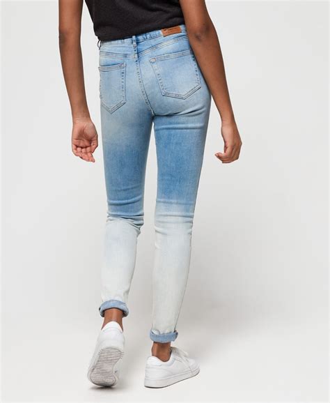 superdry womens sophia high waist skinny jeans ebay