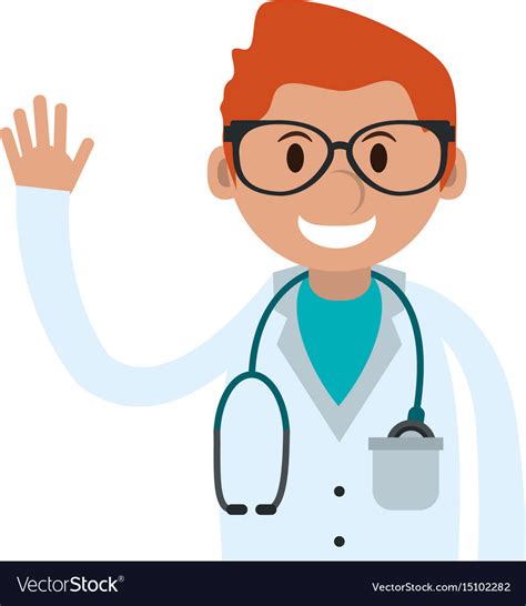Male Medical Doctor Icon Image Royalty Free Vector Image