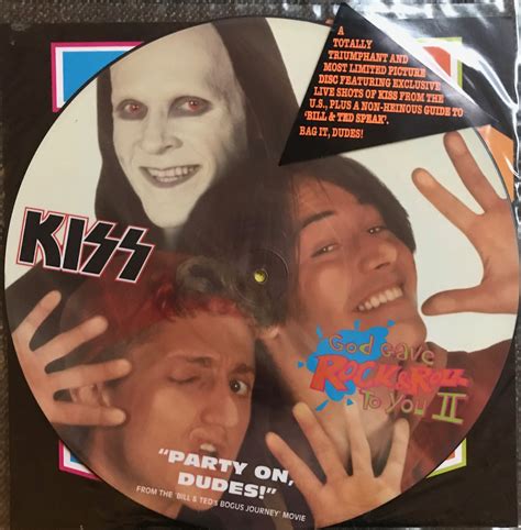 Kiss “god Gave Rock And Roll To You Ii” 1991 12″ Picture Disc The Kiss Review Series 2