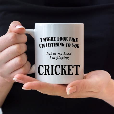Cricket Mug Cricket Coffee Mug Cricket Gift Cricket Gift Etsy