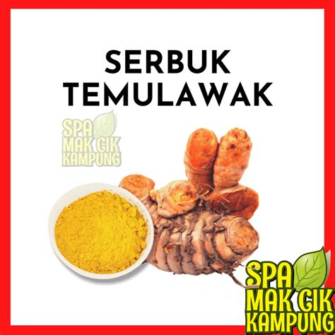 Serbuk Temulawak 50 Gm Asli Temulawak Powder Premium Quality Imported