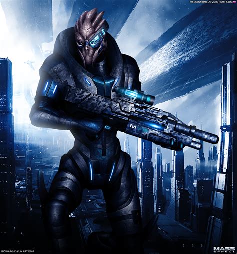 Mass Effect Garrus Vakarian C Sec 2014 By Redliner91 On