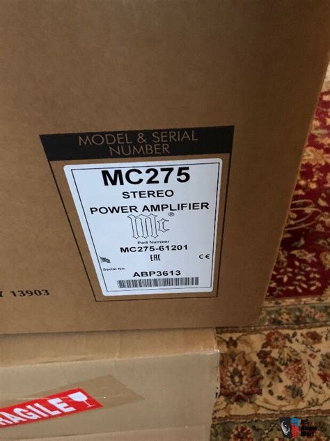 Mcintosh Mc 275 Mk Vi Amplifier Photo 1735071 Uk Audio Mart