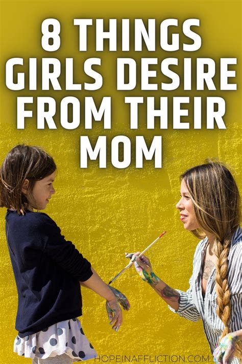 8 things a girl needs from her mom — hope in affliction stressed mom mom mother daughter bonding