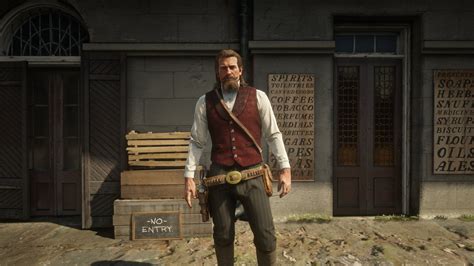 You'll have to take on the role and at rank 100, you'll get the harraway (arthur's outfit). Red Dead Redemption 2 - Arthur Morgan