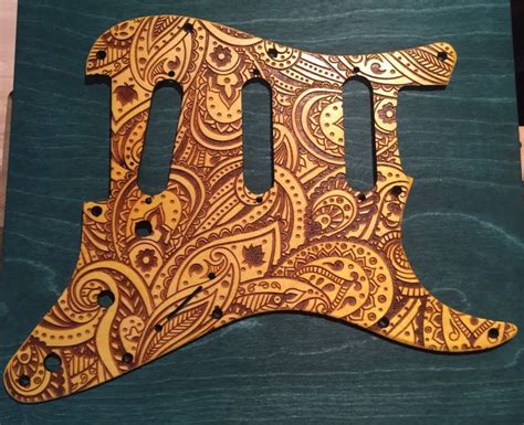 We Make Custom Laser Engraved Wood Pickguards We Are Happy To