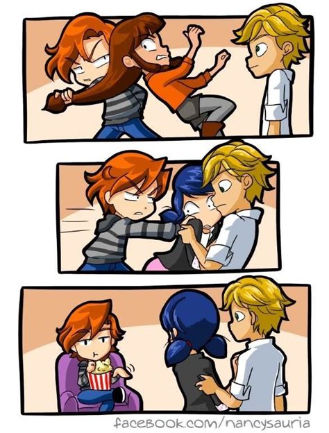 image about couple in miraculous ladybug comics 🐞🐾 by black lynxt