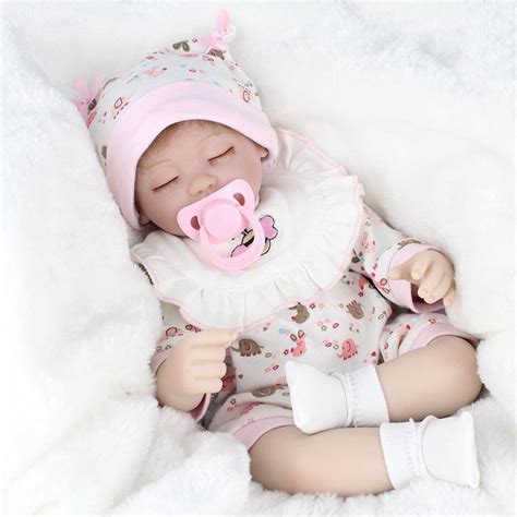 Npk 16 Inch 41cm Reborn Baby Realistic Soft Silicone Doll Handmade