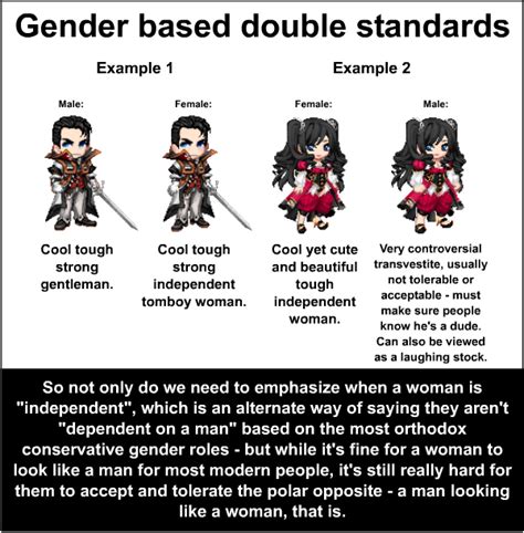 Gender Based Double Standards By Kurvosvicky On Deviantart