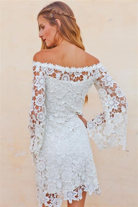 Ivory Boho Lace Dress In Hippie Wedding Dresses Dreamers And Lovers