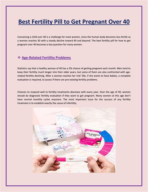 Best Fertility Pill To Get Pregnant Over 40 By Conceiveeasy Issuu