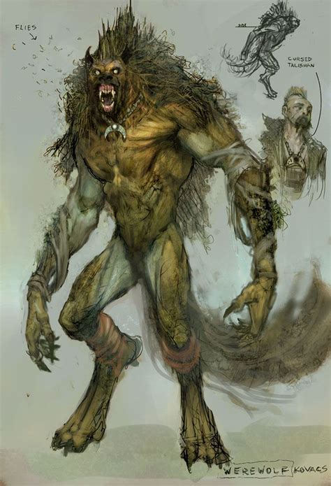 Werewolf From Rift Werewolf Art Werewolf Creature Concept Art