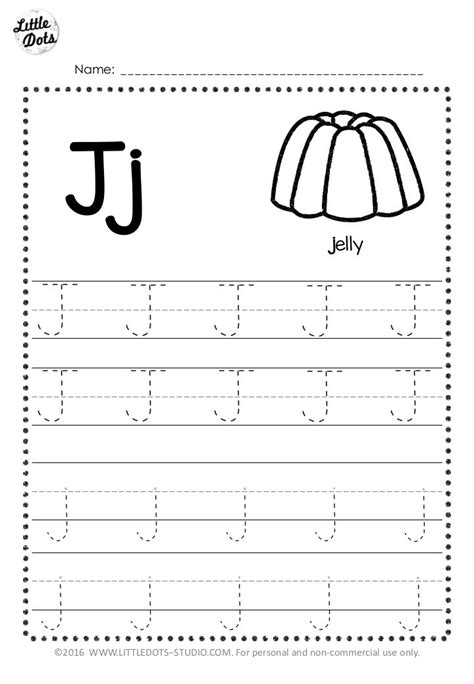 Check out our comprehensive collection of printables for teaching preschool and kindergarten children the alphabet. Free Letter J Tracing Worksheets