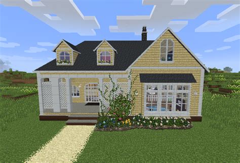 Small Minecraft Suburban House Pixel Art Grid Gallery