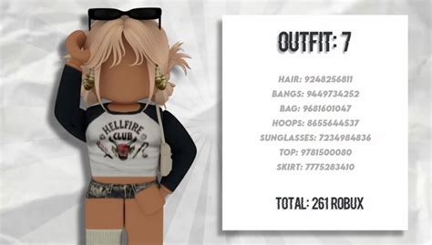 Bloxburg Outfit Code Outfit Y2k Blocksburg Outfit Codes Fancy