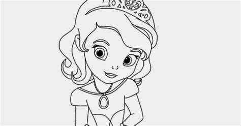 Printable Princess Sofia Disney Coloring Pages