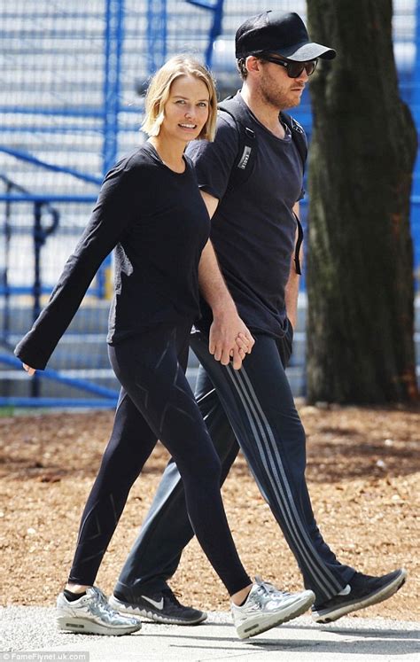 Lara Bingle And Sam Worthington Go Hand In Hand As They Step Out