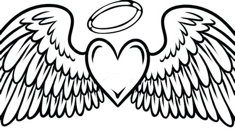 The Best Free Angel Wings Coloring Page Images Download From 2215 Free Coloring Pages Of Angel