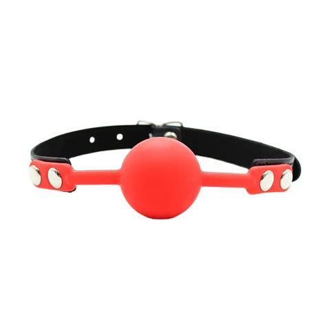 Soft Silicone Gag Ball Sex Toys Open Mouth Gag Bdsm Bondage Mouth Ball Woman Couples Adult