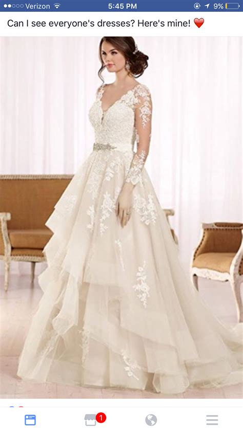 😍😍😍😍 Wedding Dress Long Sleeve Wedding Dresses Tulle Wedding Dress