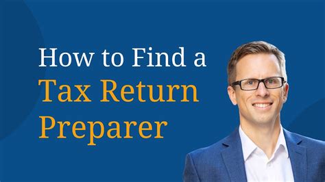 How To Find A Tax Return Preparer Youtube