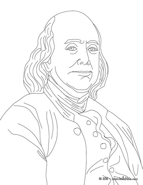 Free Benjamin Franklin Coloring Pages Download Free Benjamin Franklin