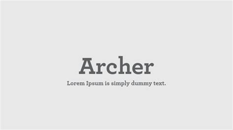 Archer Font Free Download Fontsmag
