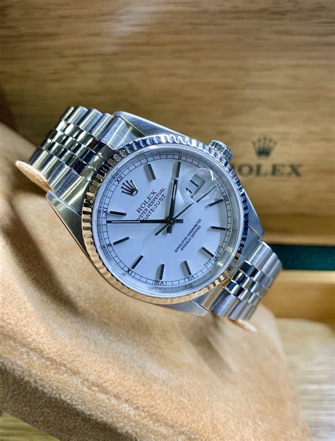 ROLEX STAINLESS STEEL 36MM DATEJUST 16234 - Carr Watches