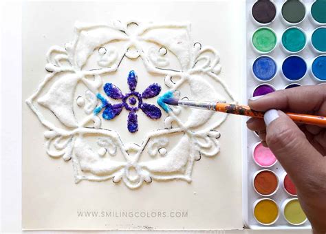 How To Make Rangoli On Paper 4 Ways Smiling Colors