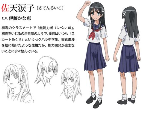 Ruiko Saten A Certain Scientific Railgun Anime Characters Database