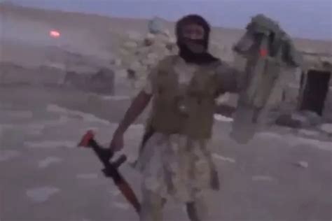 disturbing isis video shows militants beheading four prisoners and gunman executing shoppers at