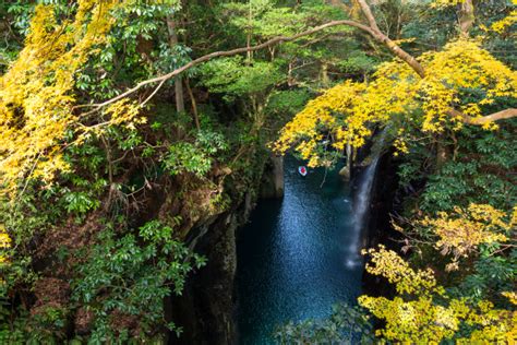 Takachiho Gorge In Japan Stock Photo 21615241 Panthermedia Stock