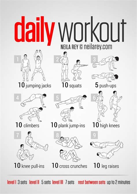 Workout Of The Week The Easy Daily Workout Fitness