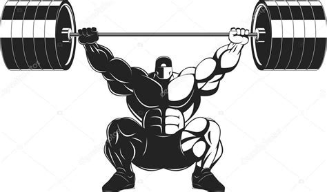 Bodybuilder With A Barbell Stock Vector Image By ©andreymakurin 68967483