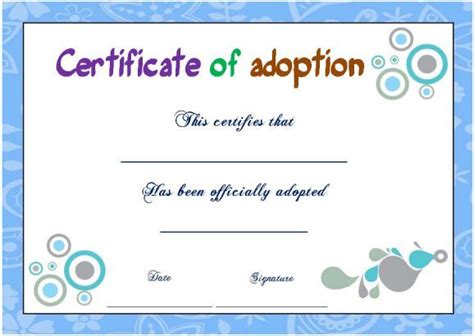 The 25 Best Adoption Certificate Ideas On Pinterest Paw Patrol