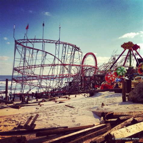 The Remnants Of Funtown Pier In Seaside Heights New Jersey
