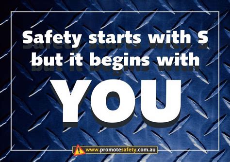 Workplace Safety And Health Slogan Safety Starts With S But Begins With