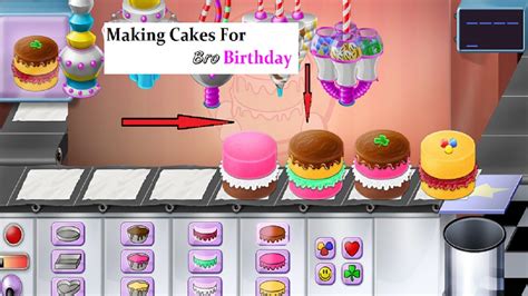 Making Birthday Cakes For My Bro Birthdaygamecake Making Game Youtube