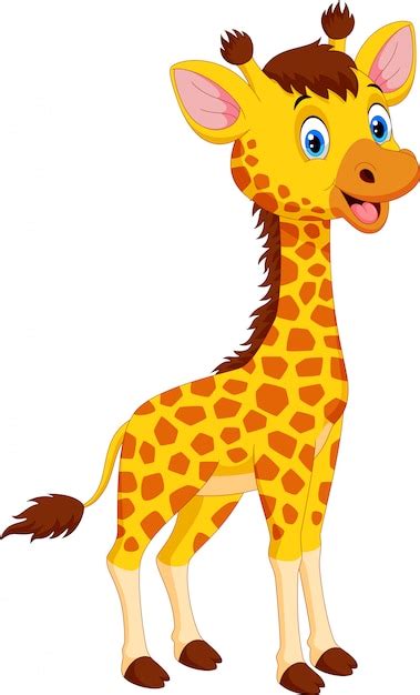 Cartoon Giraffe Svg