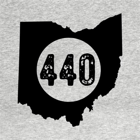 440 Area Code Cleveland Ohio Ohio Area Code 440 Long Sleeve T Shirt