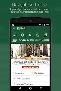 The app now also has a spanish language option. TD Bank (US) - Android Apps on Google Play