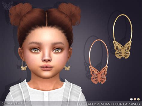 Sims 4 Toddler Earrings Cc