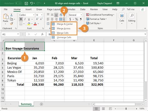 How To Merge Cells Vertically In Excel