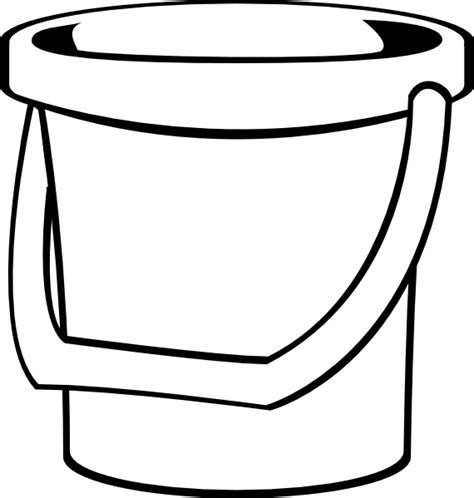 White Bucket 1 Clip Art At Vector Clip Art Online Royalty