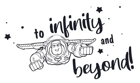 To Infinity And Beyond Wall Art Decal Quotes Home Art Bedroom Sticker